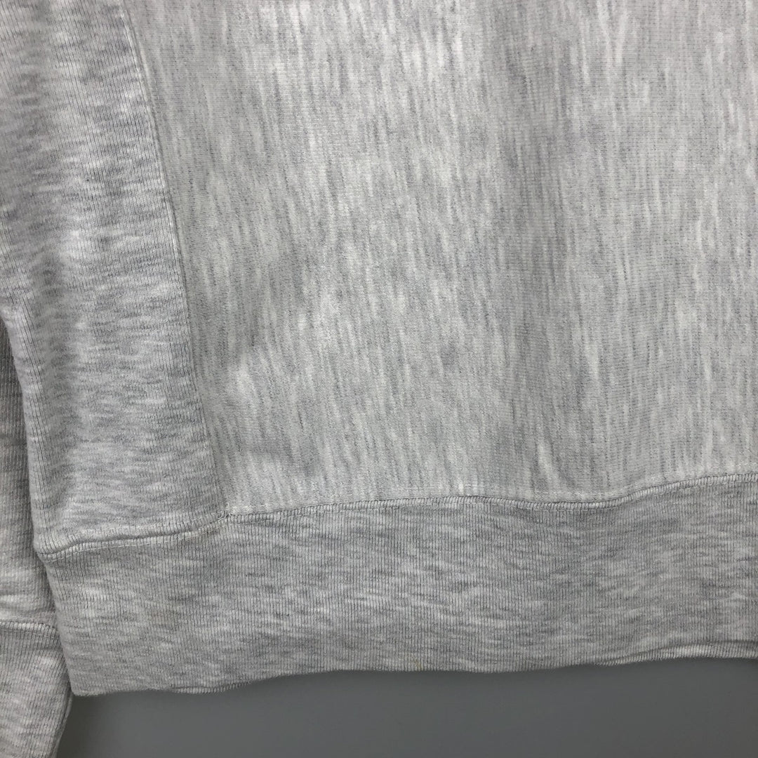 2000'S Champion Triple Print Original Reverse Weave College Sweatshirt, Men's Size Small cotton gray type Vintage Second Hand