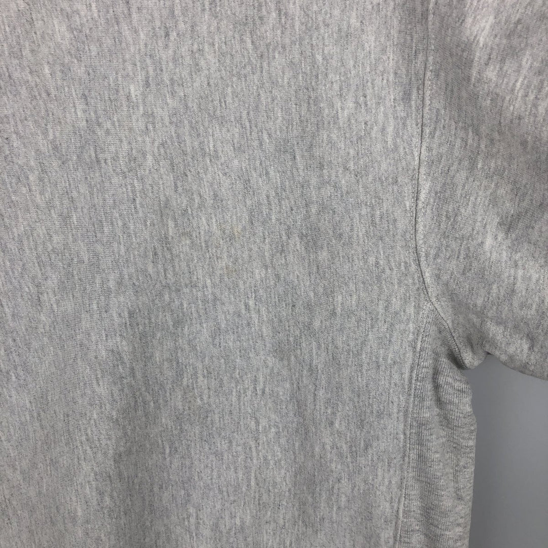 2000'S Champion back print sweatshirt with no eyes, size M, men's cotton gray type Vintage Second Hand