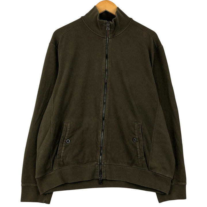 Ralph Lauren POLO by Ralph Lauren full zip sweatshirt, men's XL size cotton Khaki type Vintage Second Hand