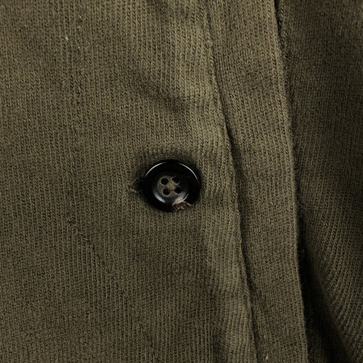 Ralph Lauren POLO by Ralph Lauren full zip sweatshirt, men's XL size cotton Khaki type Vintage Second Hand