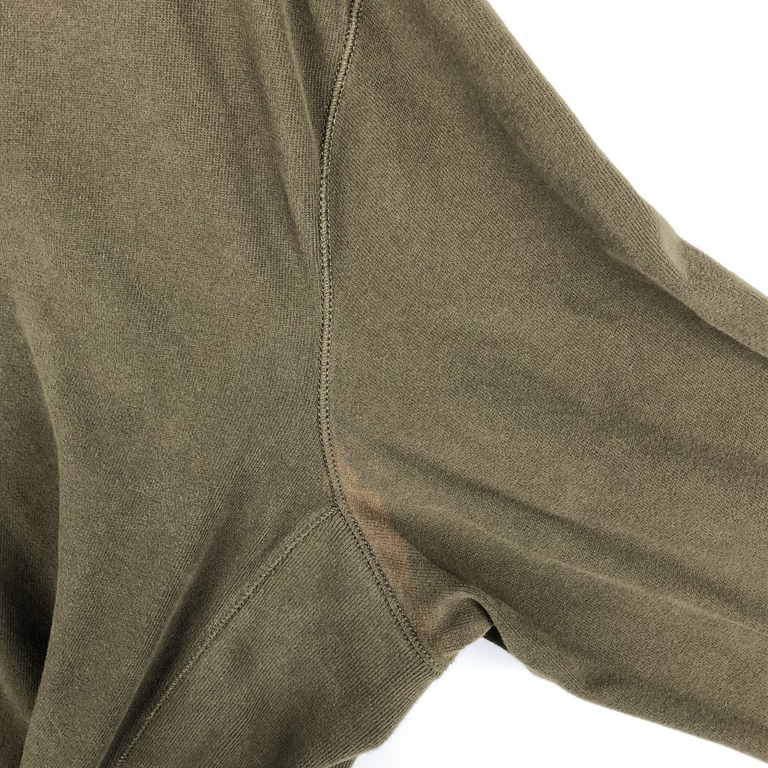 Ralph Lauren POLO by Ralph Lauren full zip sweatshirt, men's XL size cotton Khaki type Vintage Second Hand