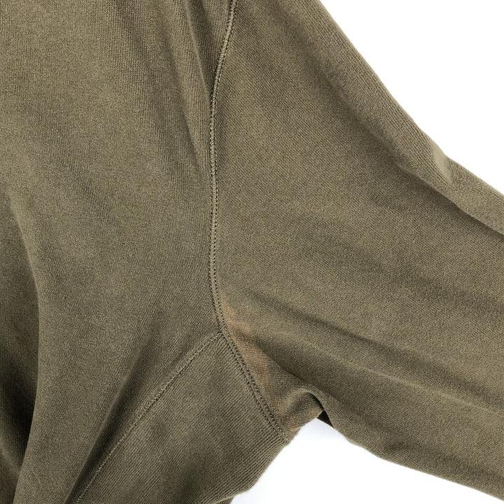 Ralph Lauren POLO by Ralph Lauren full zip sweatshirt, men's XL size cotton Khaki type Vintage Second Hand