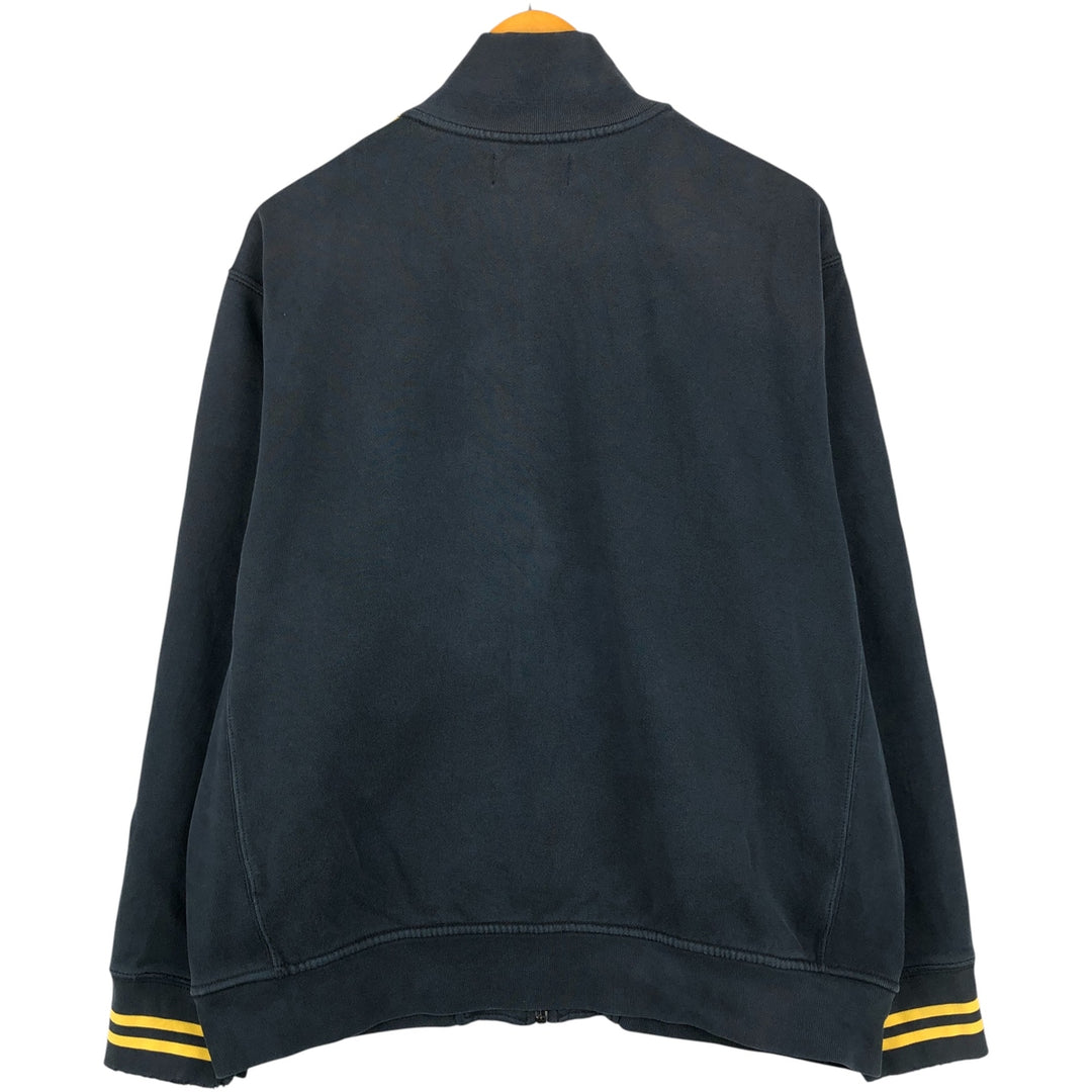 Ralph Lauren POLO by Ralph Lauren full zip sweatshirt, men's XL size cotton black type Vintage Second Hand