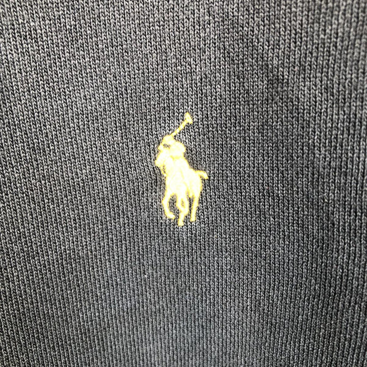 Ralph Lauren POLO by Ralph Lauren full zip sweatshirt, men's XL size cotton black type Vintage Second Hand