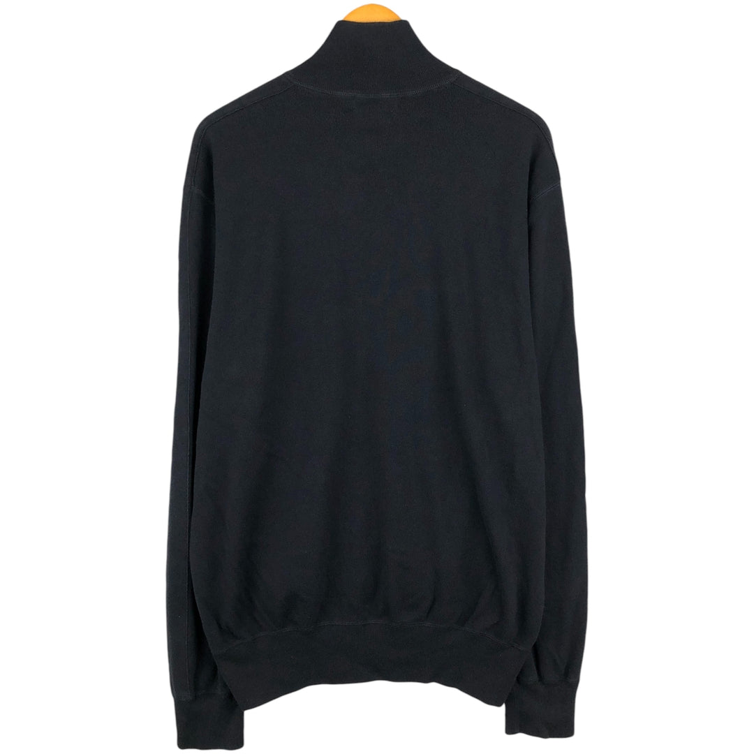 Ralph Lauren POLO Ralph Lauren full-zip sweatshirt, men's size XL cotton black type Vintage Second Hand