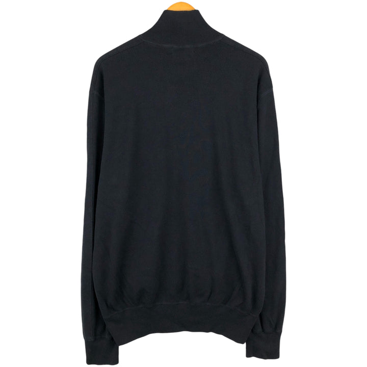 Ralph Lauren POLO Ralph Lauren full-zip sweatshirt, men's size XL cotton black type Vintage Second Hand