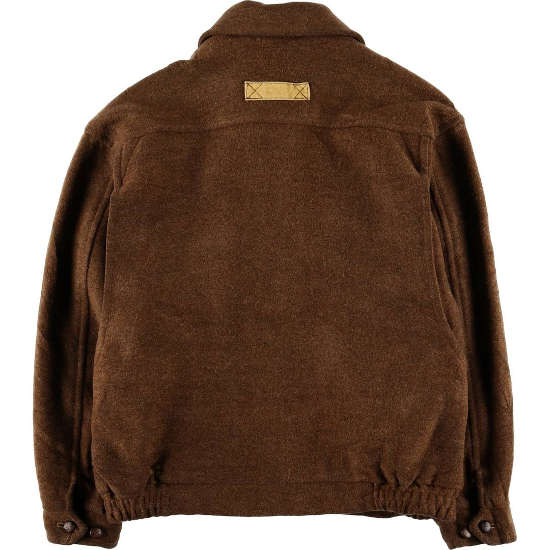 Vintage utex Casualman wool jacket, size M, men's wool brown type Vintage Second Hand