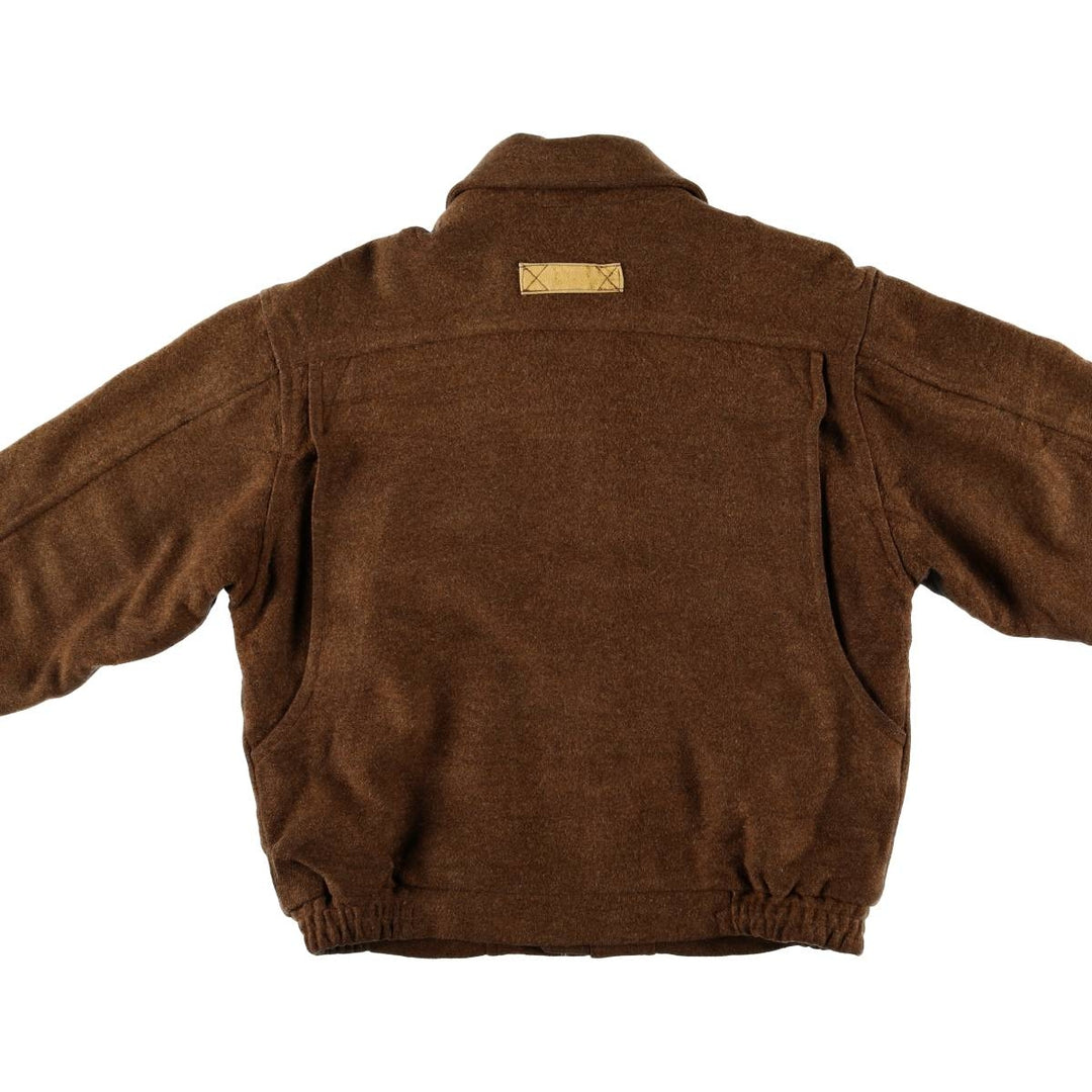 Vintage utex Casualman wool jacket, size M, men's wool brown type Vintage Second Hand