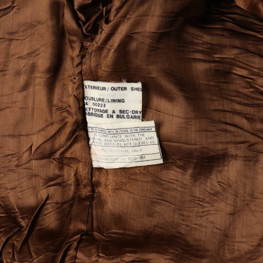 Vintage utex Casualman wool jacket, size M, men's wool brown type Vintage Second Hand