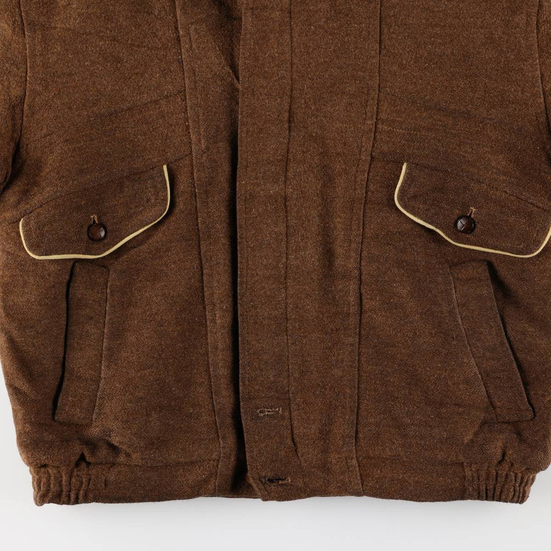 Vintage utex Casualman wool jacket, size M, men's wool brown type Vintage Second Hand