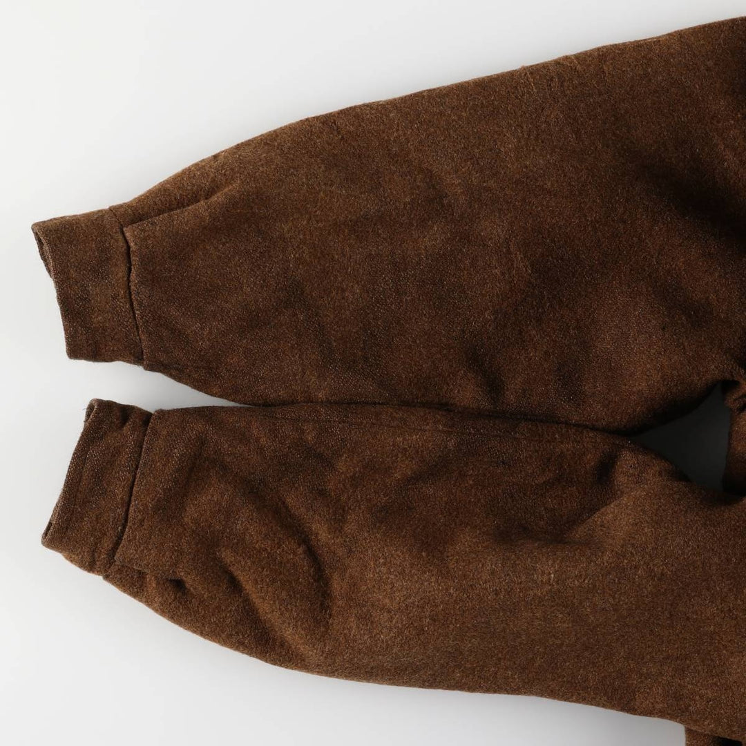 Vintage utex Casualman wool jacket, size M, men's wool brown type Vintage Second Hand