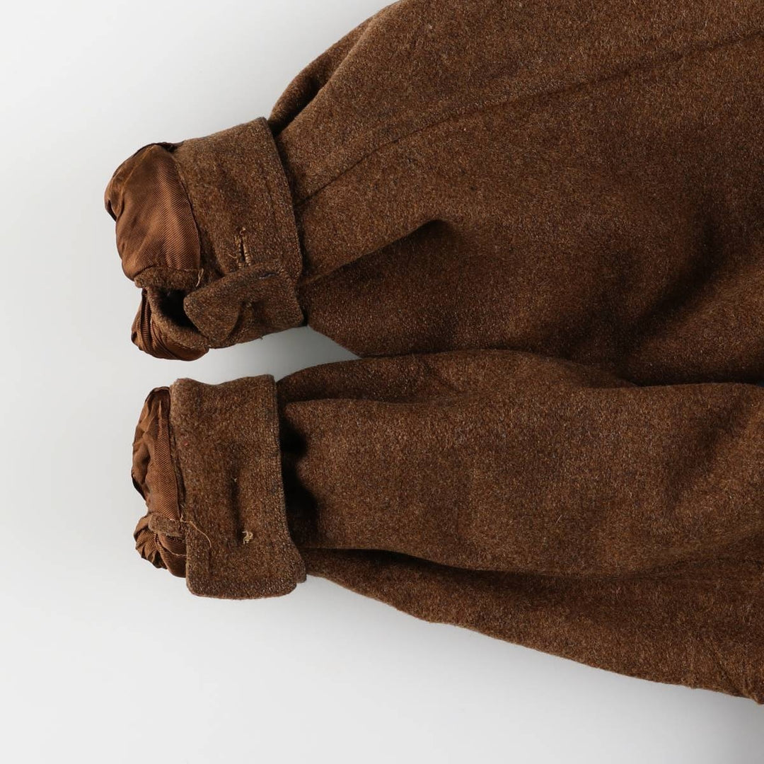 Vintage utex Casualman wool jacket, size M, men's wool brown type Vintage Second Hand