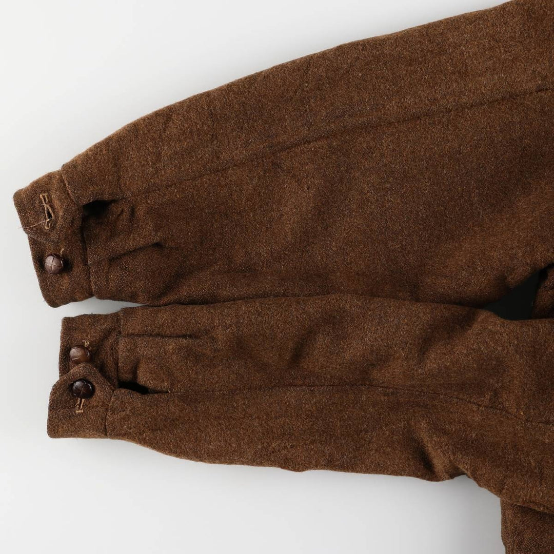 Vintage utex Casualman wool jacket, size M, men's wool brown type Vintage Second Hand