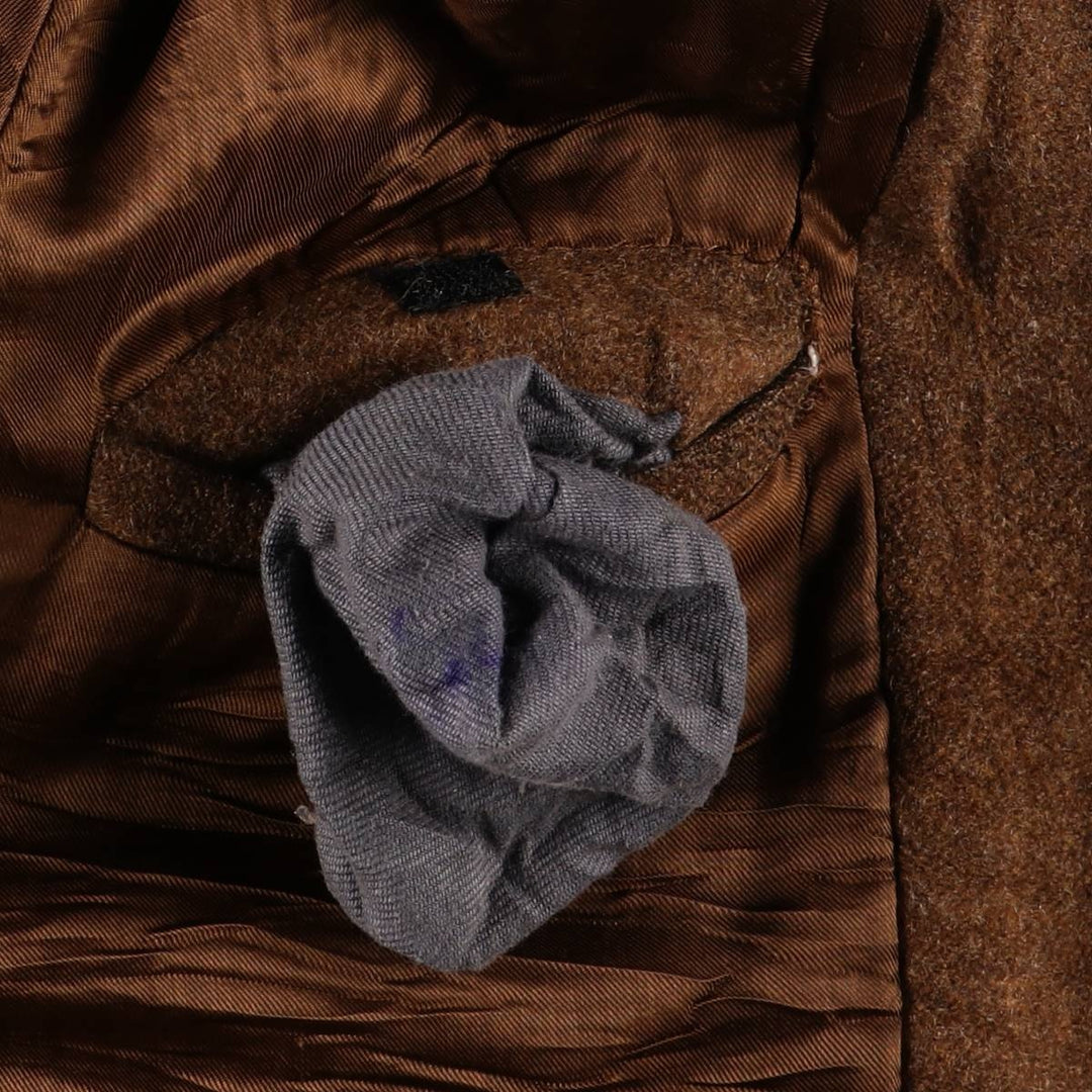 Vintage utex Casualman wool jacket, size M, men's wool brown type Vintage Second Hand