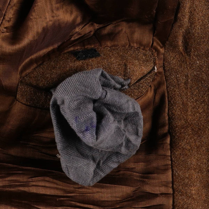 Vintage utex Casualman wool jacket, size M, men's wool brown type Vintage Second Hand