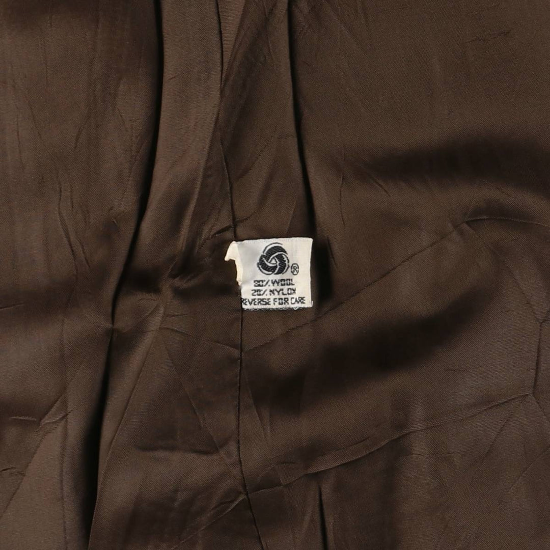 Herman Kay Wool Sports Jacket, Made in USA, Men's Size L, Vintage wool brown type Vintage Second Hand
