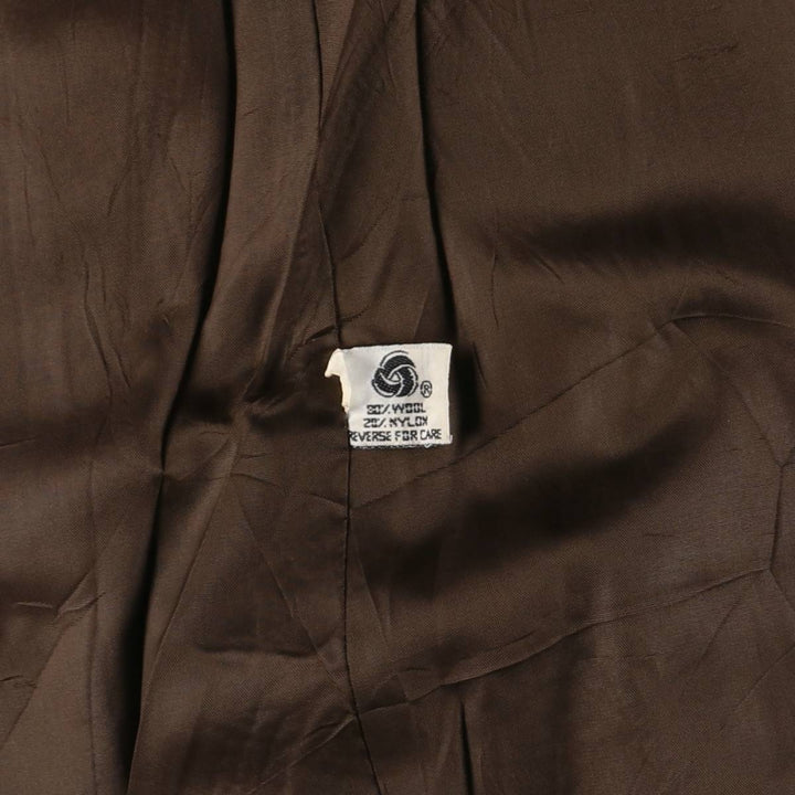 Herman Kay Wool Sports Jacket, Made in USA, Men's Size L, Vintage wool brown type Vintage Second Hand