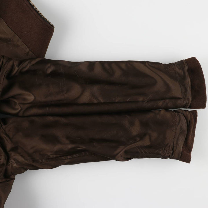 Herman Kay Wool Sports Jacket, Made in USA, Men's Size L, Vintage wool brown type Vintage Second Hand