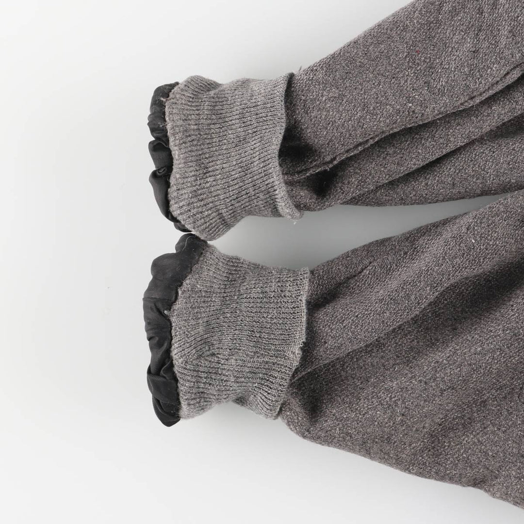 Vintage 80s-90'S DeLONG Wool Varsity Jacket, Award Jacket, Men's XL wool gray type Vintage Second Hand