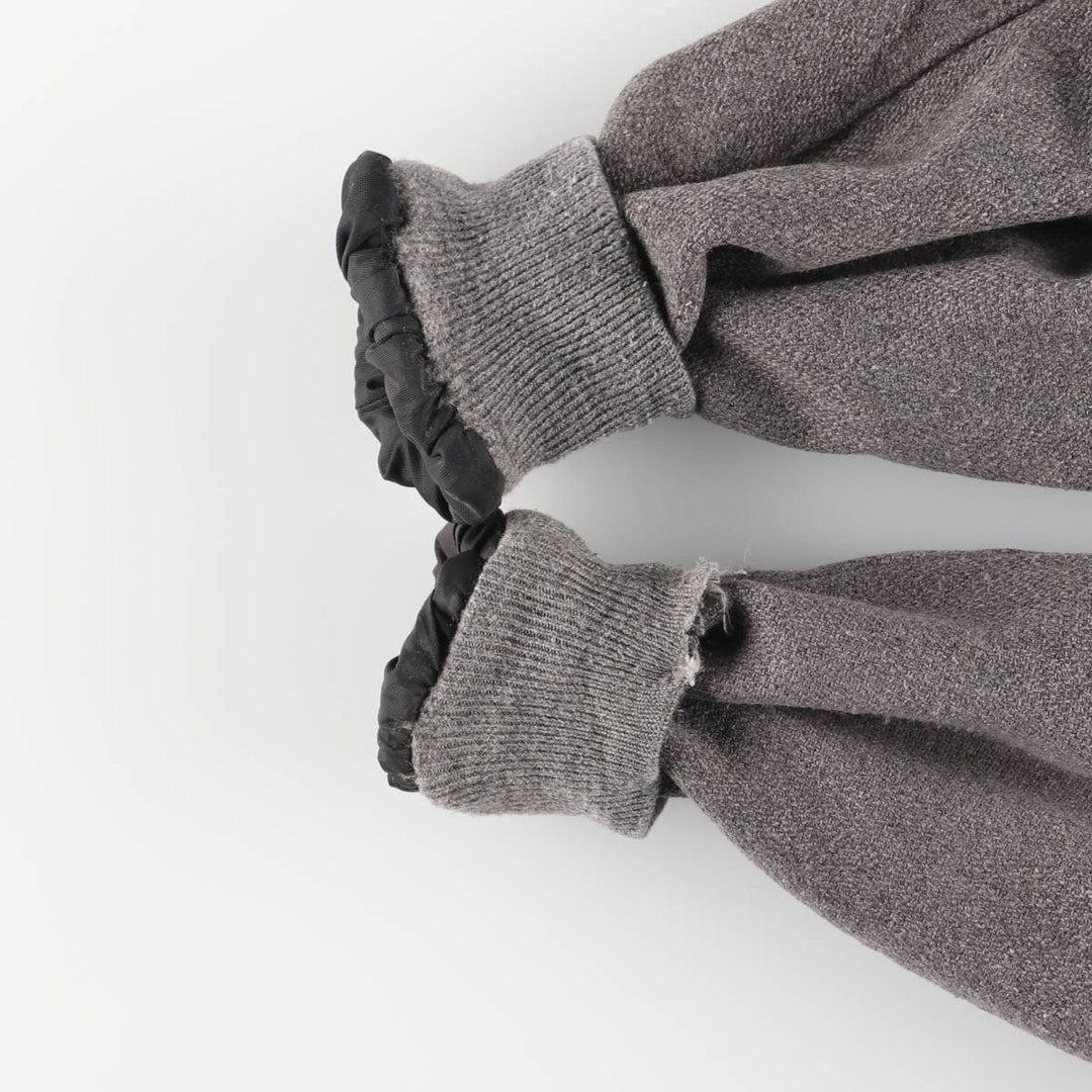 Vintage 80s-90'S DeLONG Wool Varsity Jacket, Award Jacket, Men's XL wool gray type Vintage Second Hand