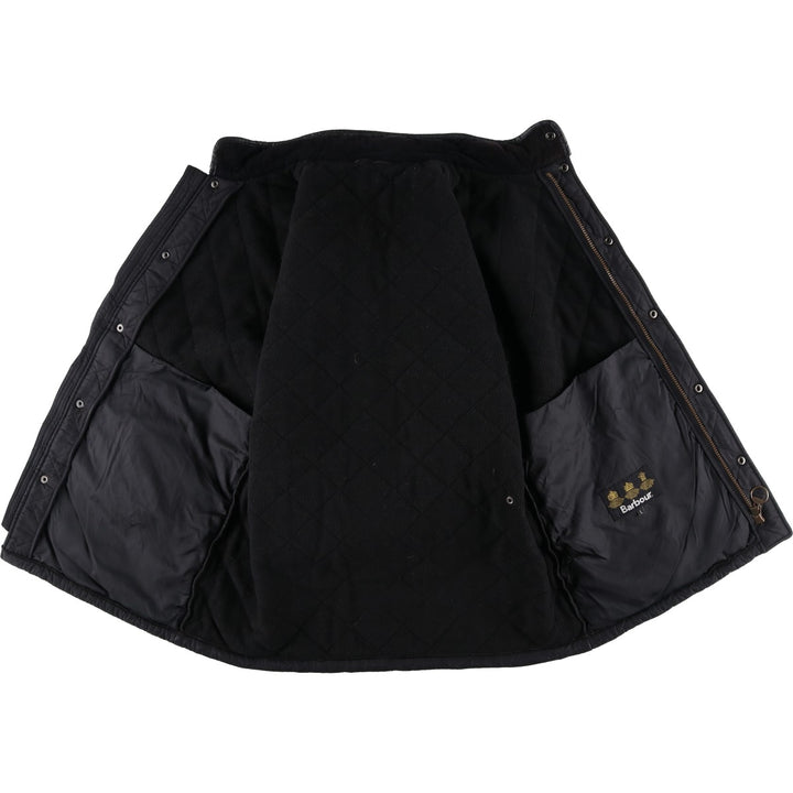 2000s~ Barbour Powell 3 Warrant Quilted Puffer Jacket, Men's Size L polyester black type Vintage Second Hand