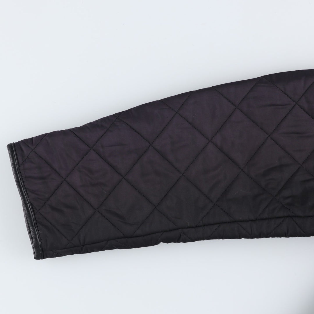 2000s~ Barbour Powell 3 Warrant Quilted Puffer Jacket, Men's Size L polyester black type Vintage Second Hand