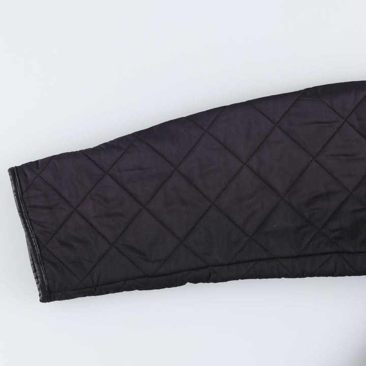 2000s~ Barbour Powell 3 Warrant Quilted Puffer Jacket, Men's Size L polyester black type Vintage Second Hand