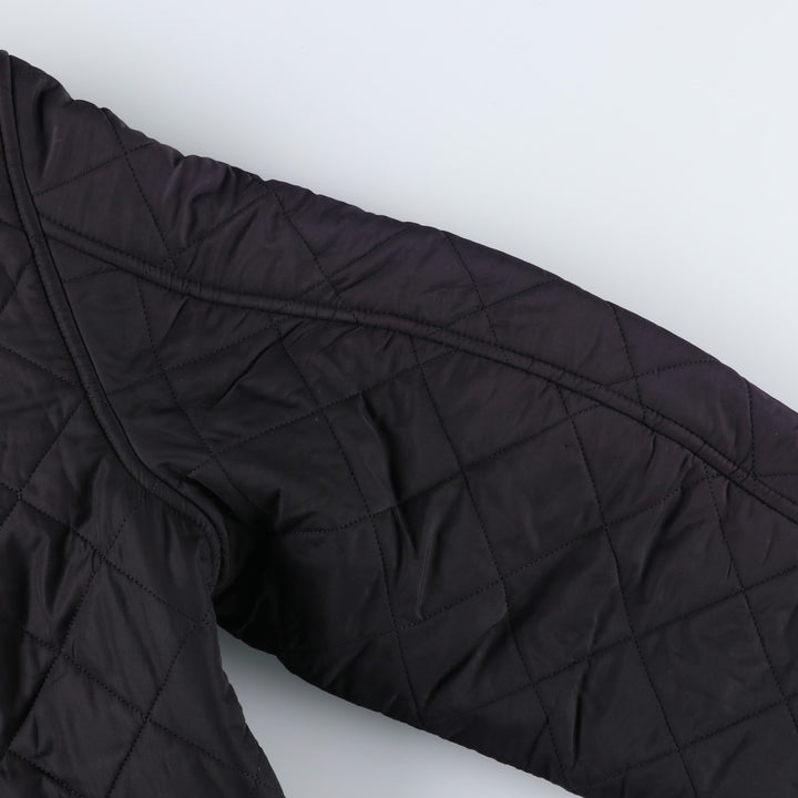 2000s~ Barbour Powell 3 Warrant Quilted Puffer Jacket, Men's Size L polyester black type Vintage Second Hand