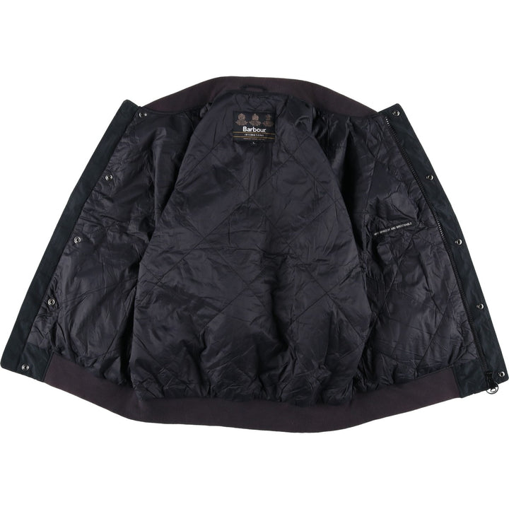 2000s~ Barbour INTERNATIONAL 3-Warrant Padded Puffer Jacket, Men's Size L polyester black type Vintage Second Hand
