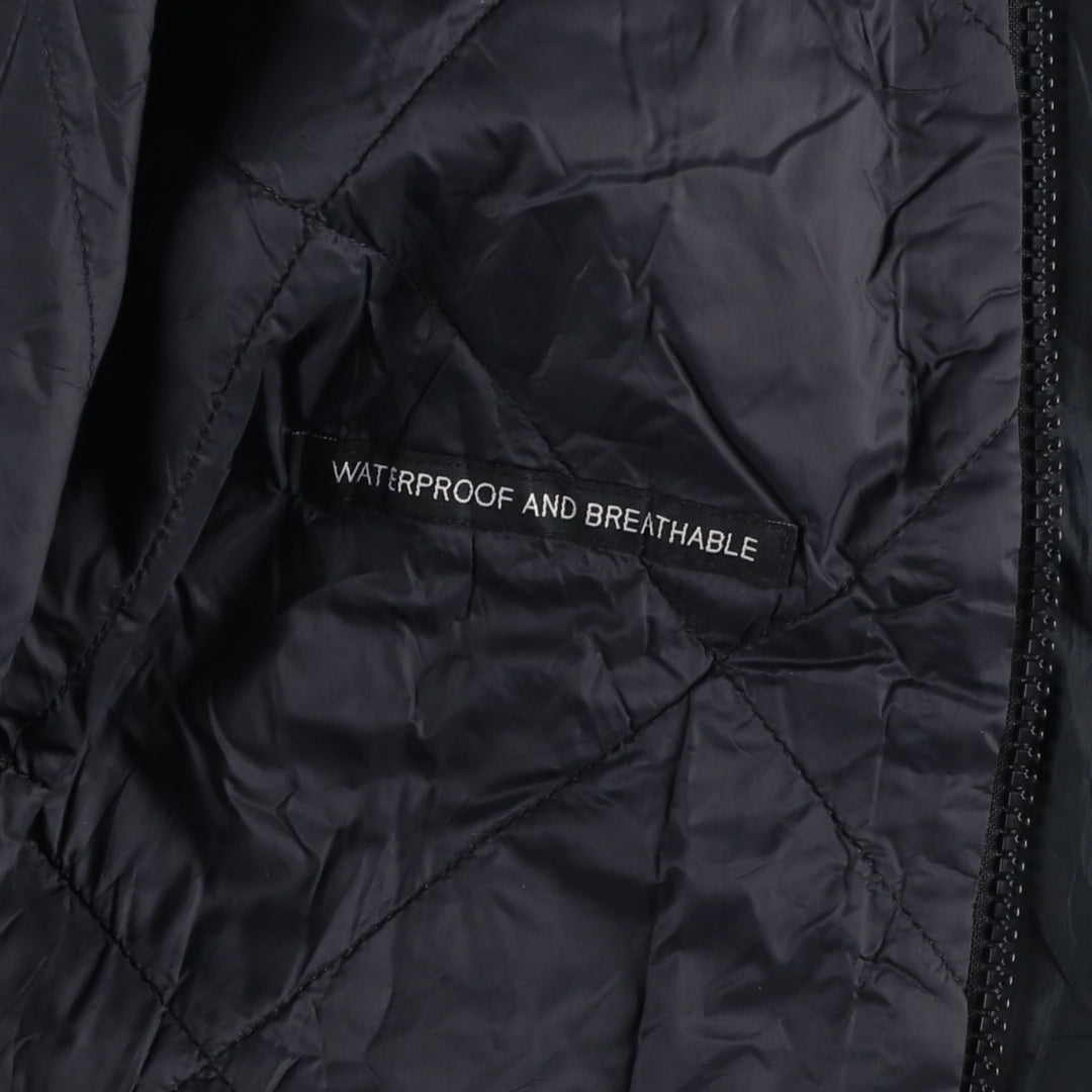2000s~ Barbour INTERNATIONAL 3-Warrant Padded Puffer Jacket, Men's Size L polyester black type Vintage Second Hand