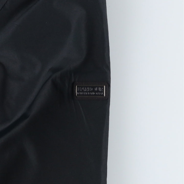 2000s~ Barbour INTERNATIONAL 3-Warrant Padded Puffer Jacket, Men's Size L polyester black type Vintage Second Hand