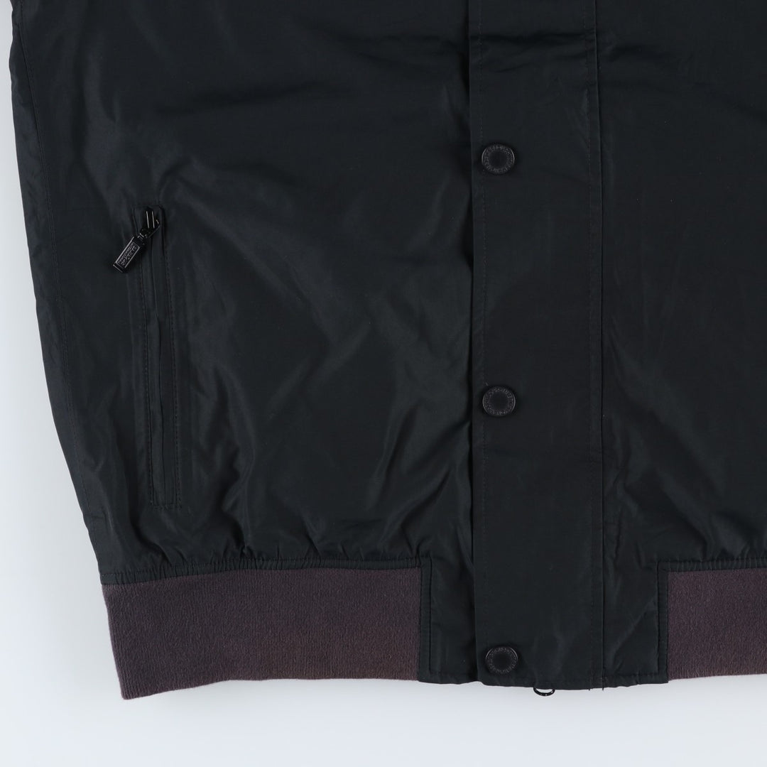 2000s~ Barbour INTERNATIONAL 3-Warrant Padded Puffer Jacket, Men's Size L polyester black type Vintage Second Hand