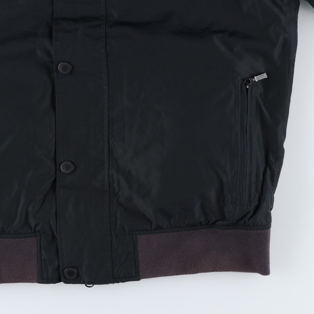 2000s~ Barbour INTERNATIONAL 3-Warrant Padded Puffer Jacket, Men's Size L polyester black type Vintage Second Hand