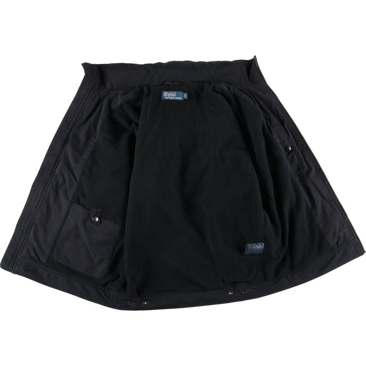 Ralph Lauren POLO by Ralph Lauren padded puffer jacket, men's size S polyester black type Vintage Second Hand