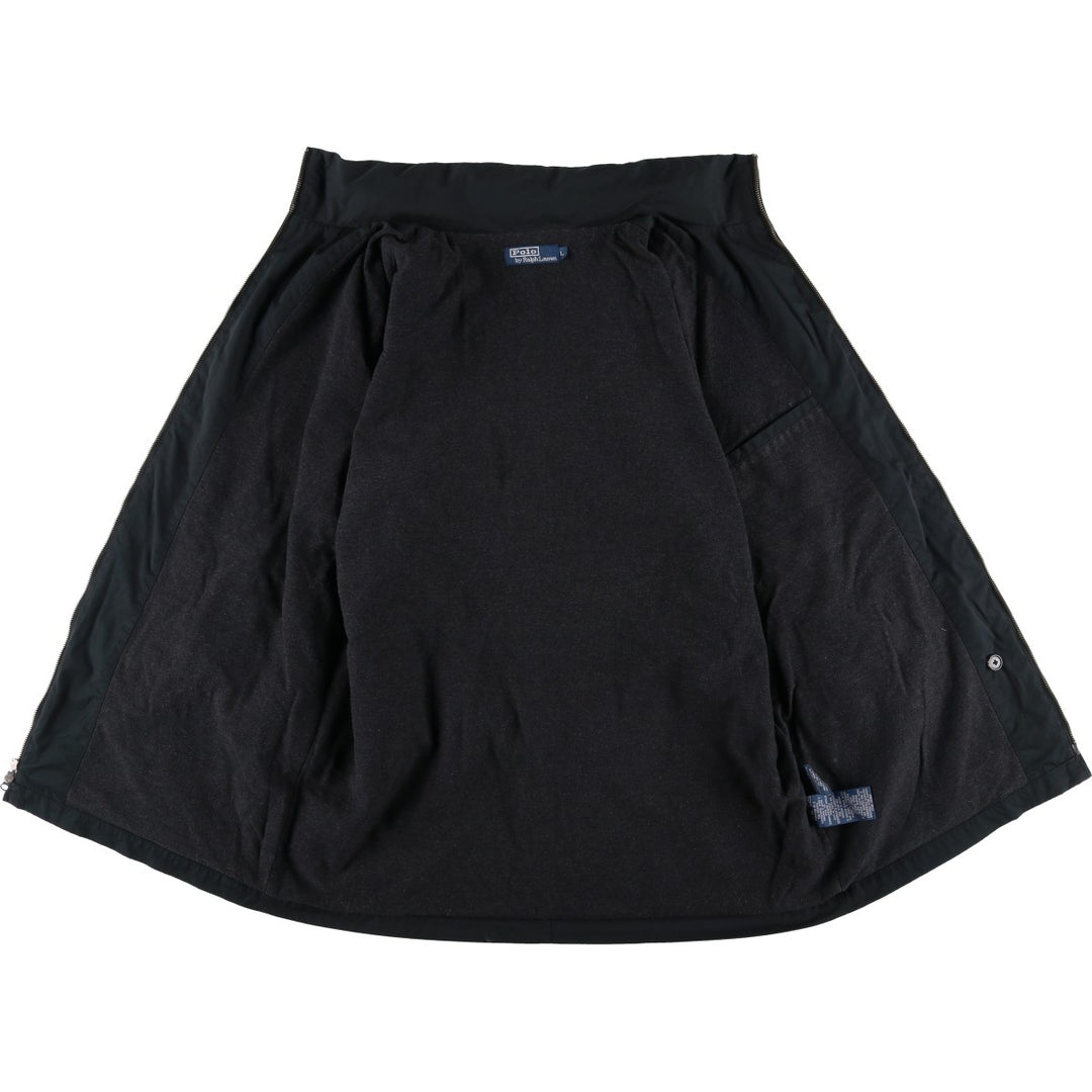 Ralph Lauren POLO by Ralph Lauren windbreaker, men's size L polyester black type Vintage Second Hand