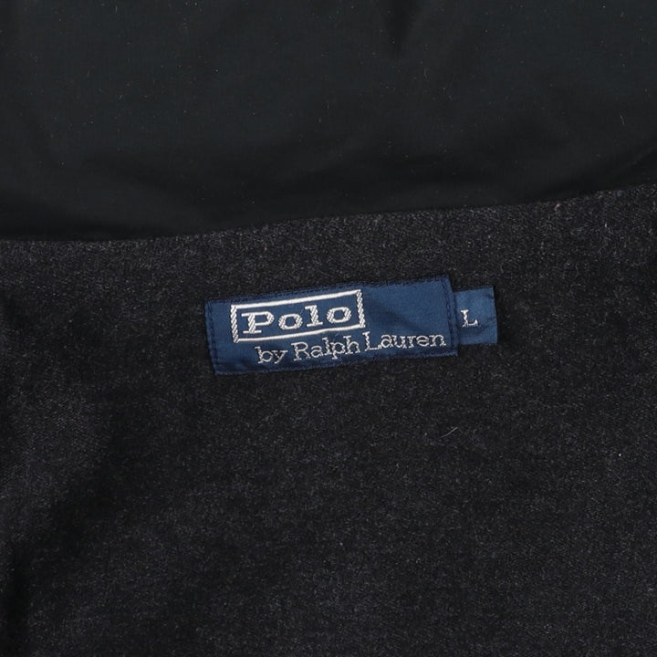 Ralph Lauren POLO by Ralph Lauren windbreaker, men's size L polyester black type Vintage Second Hand