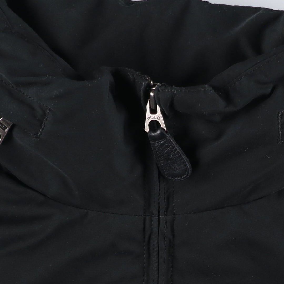 Ralph Lauren POLO by Ralph Lauren windbreaker, men's size L polyester black type Vintage Second Hand