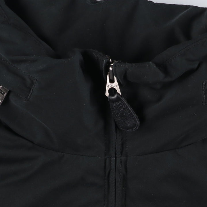 Ralph Lauren POLO by Ralph Lauren windbreaker, men's size L polyester black type Vintage Second Hand