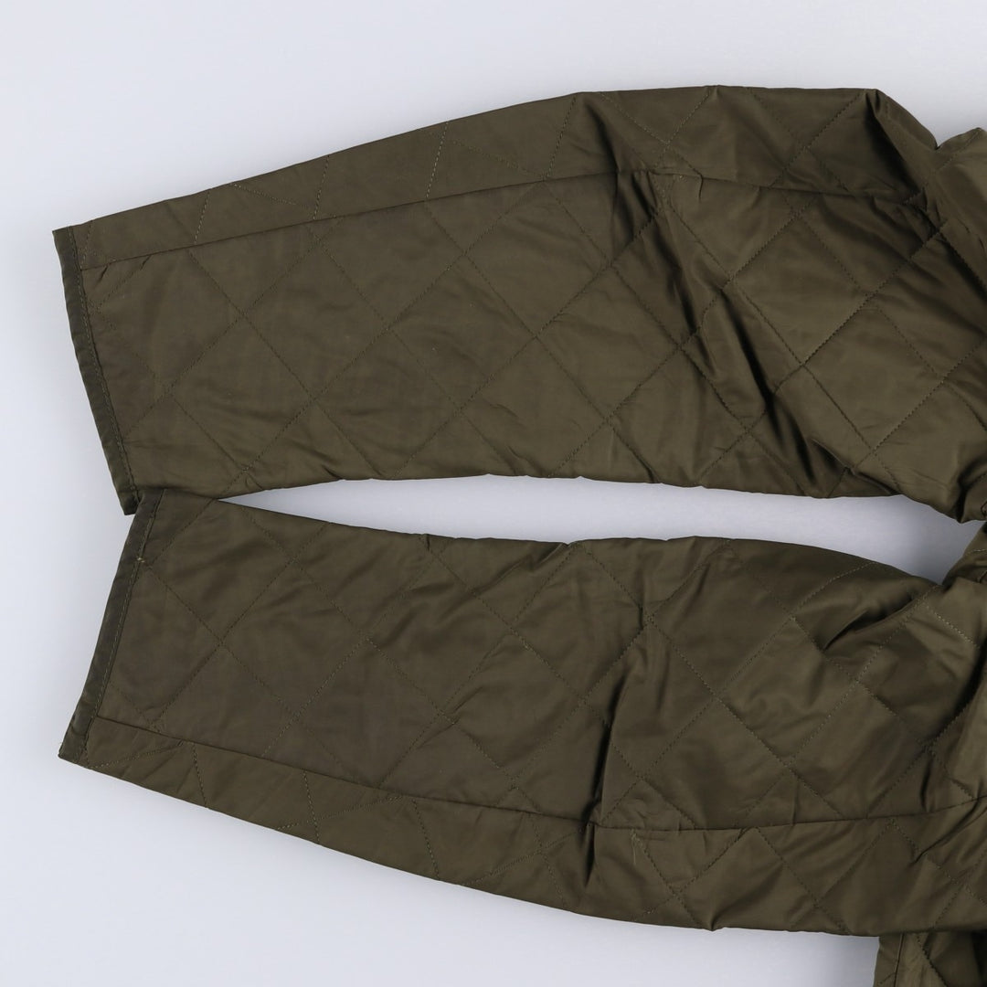 2000s~ Barbour Chelsea Sport Quilt 3 Warrant Quilted Puffer Jacket, Men's Size L polyester Khaki type Vintage Second Hand