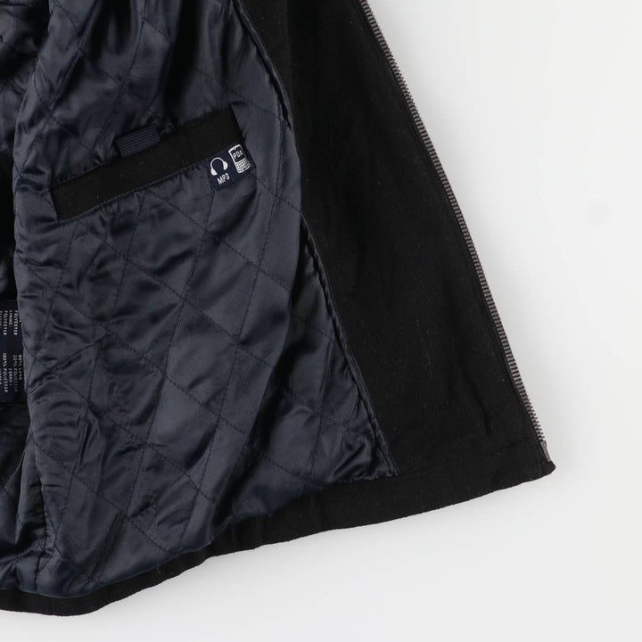 Dockers padded wool sports jacket, men's size XL wool black type Vintage Second Hand