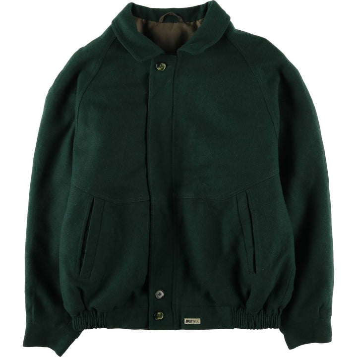 Vintage wool jacket, size L, men's wool Green type dark green Vintage Second Hand