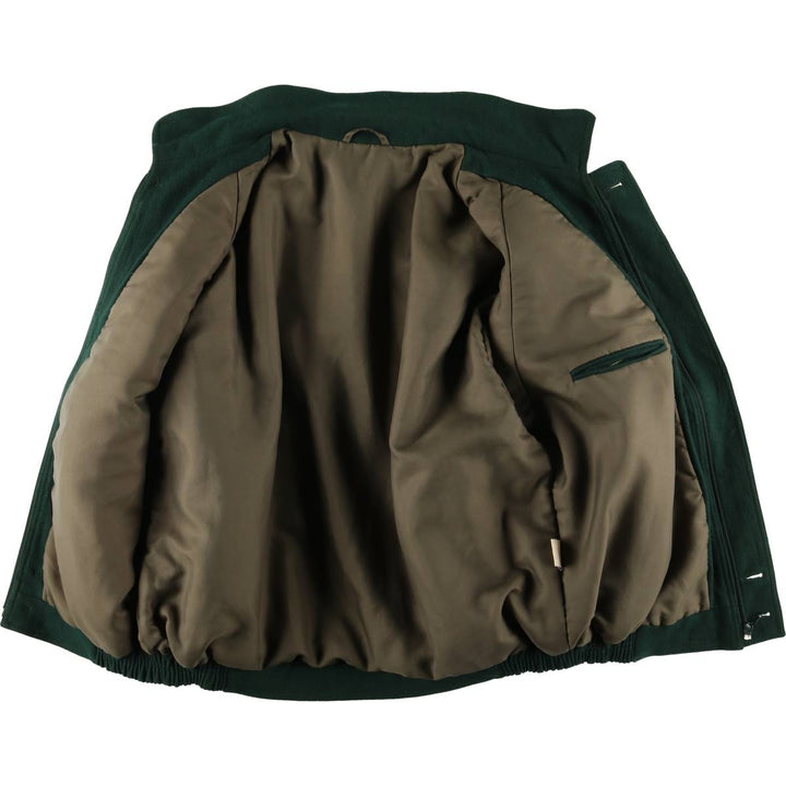 Vintage wool jacket, size L, men's wool Green type dark green Vintage Second Hand