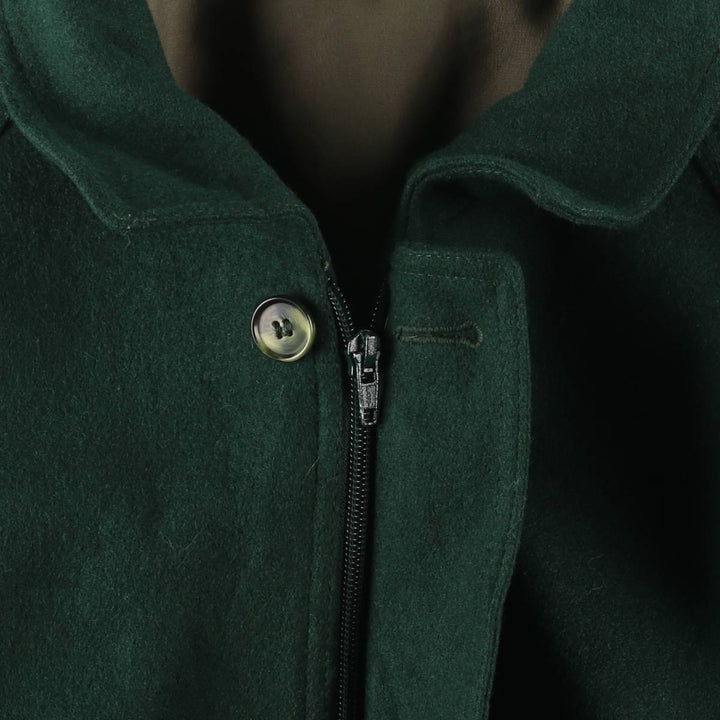 Vintage wool jacket, size L, men's wool Green type dark green Vintage Second Hand