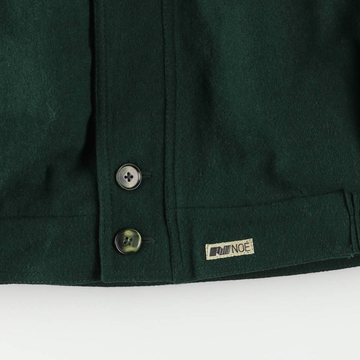 Vintage wool jacket, size L, men's wool Green type dark green Vintage Second Hand