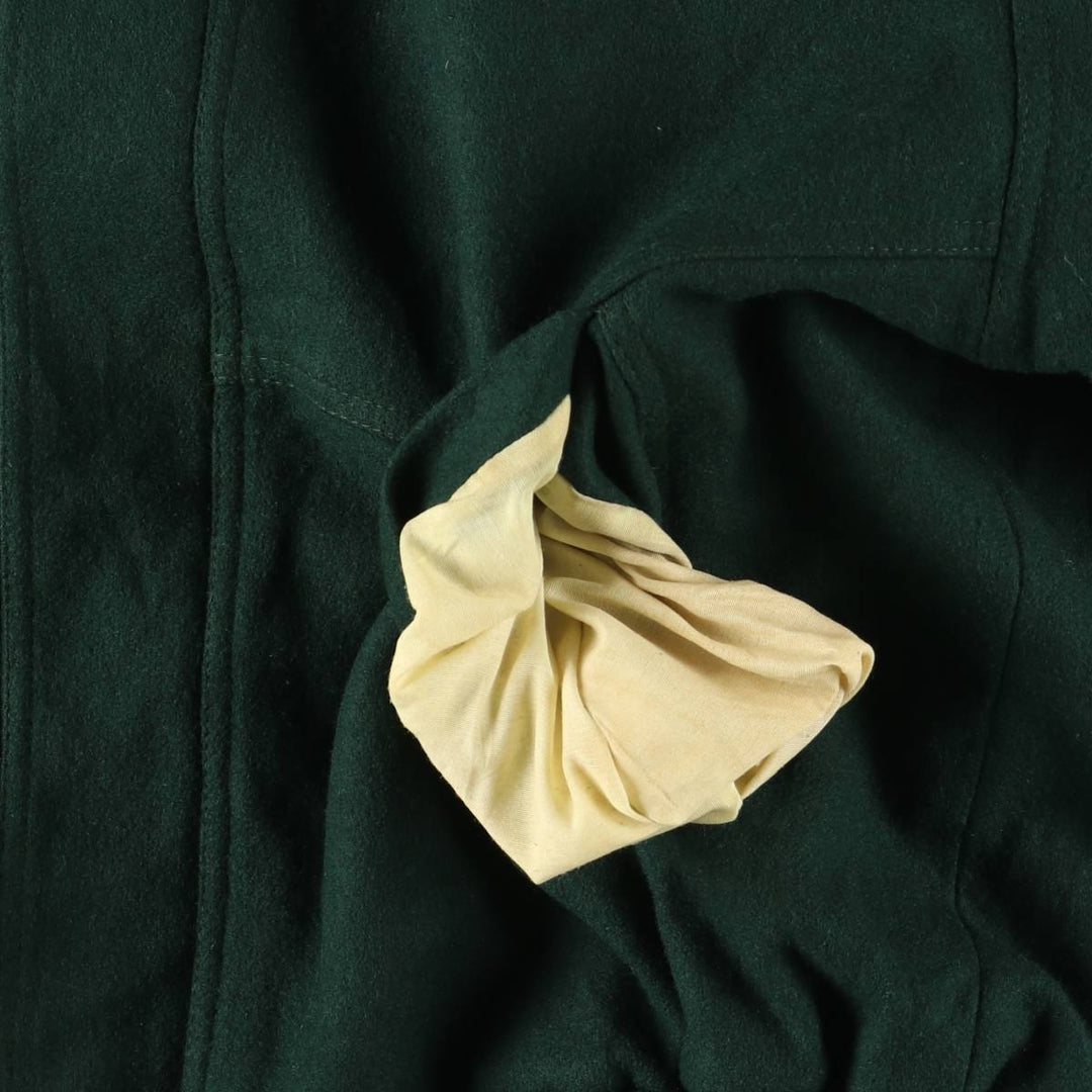 Vintage wool jacket, size L, men's wool Green type dark green Vintage Second Hand