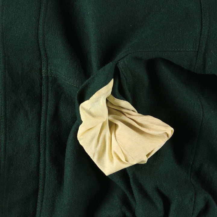Vintage wool jacket, size L, men's wool Green type dark green Vintage Second Hand