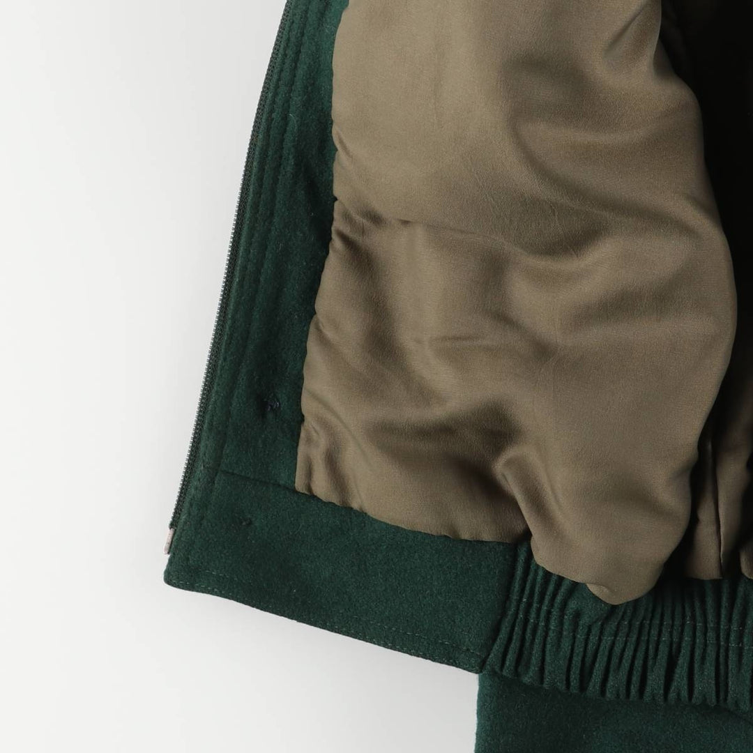 Vintage wool jacket, size L, men's wool Green type dark green Vintage Second Hand