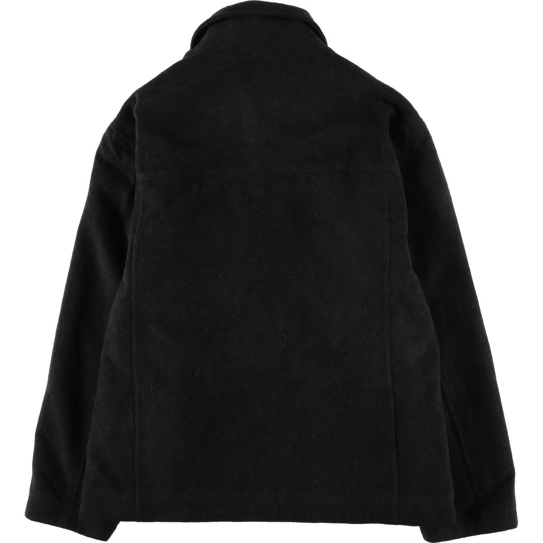 Dockers padded wool sports jacket, men's size M wool Charcoal Vintage Second Hand