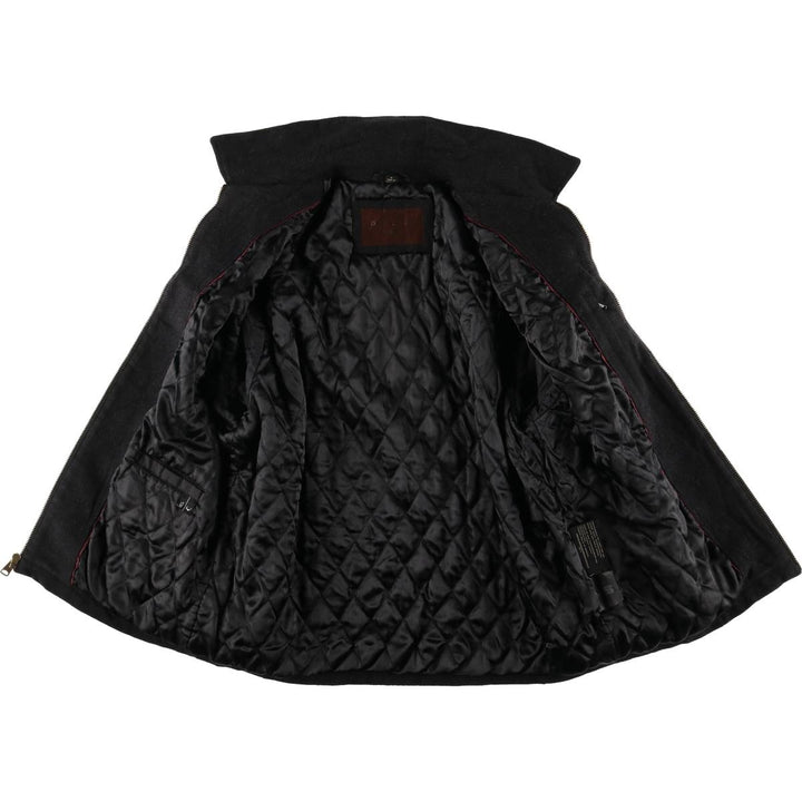 Dockers padded wool sports jacket, men's size M wool Charcoal Vintage Second Hand