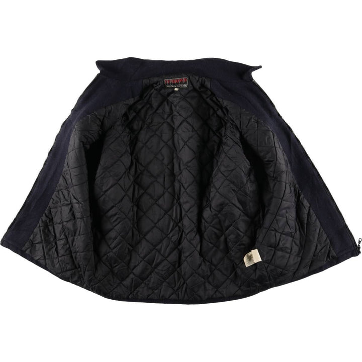 Vintage renown padded wool jacket, made in Canada, size L, men's size L wool navy blue type Vintage Second Hand